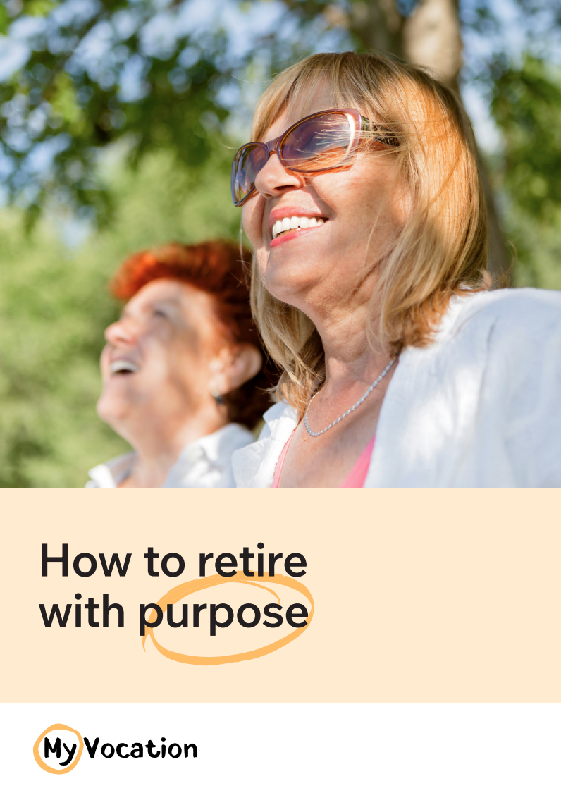 How to retire with purpose - Success Guide E-book Cover