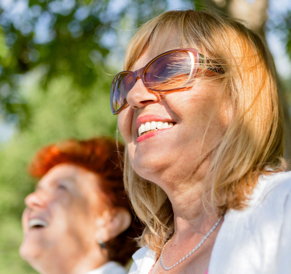 Professional woman smiling confidently
